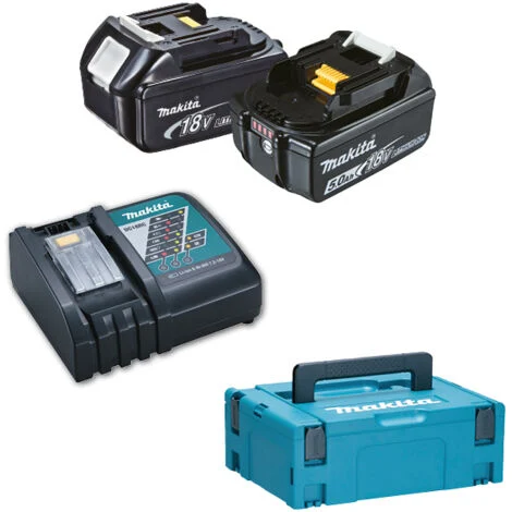 197624-2 - KIT 2 BATTERIE BL1850B + CARICATORE DC18RC