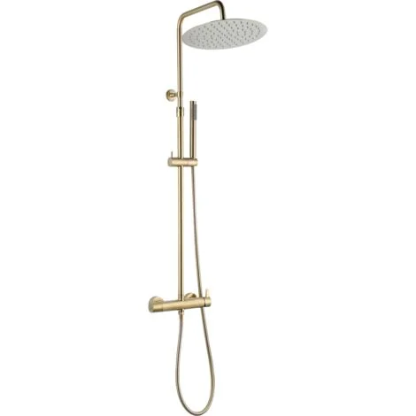Essebagno Delice II Colonna doccia meccanica oro spazzolato 300