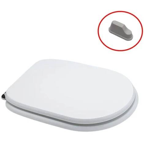 Copriwater Copri Water Wc Coprivaso Vaso Bagno Sintesi Cesame Bianco M. Italy
