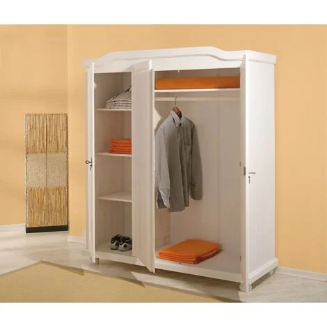 Guardaroba 3 ante - Bianco 150x180h cm