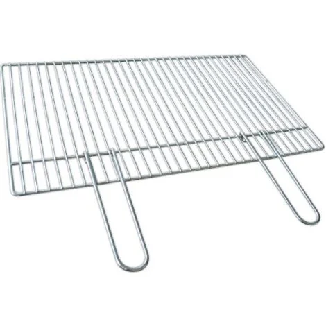 Griglia Graticola In Acciaio Cromato Per Barbecue Beton 57x40cm-dc0001
