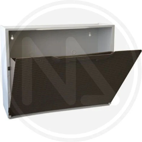 SCARPIERE SCARPIERA MODULARE IN RATTAN MARRONE UNIKA CM.51x17x41H