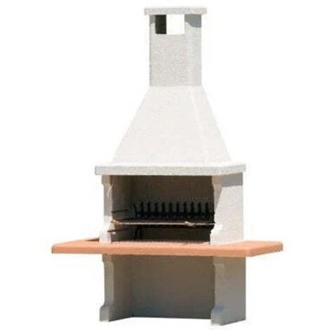 BARBECUE IN CEMENTO BETON CEPPO L180xP90xH267 CM