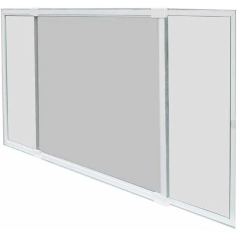 Zanzariera con cornice estensibile bianca Dimensioni: 50x75-142cm