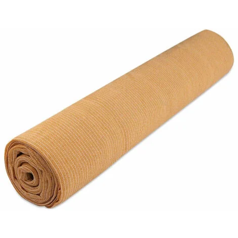 Rete ombreggiante Ultra telo Ombra 99% frangivista H 150cm x 50mt 300gr BeigeSTI