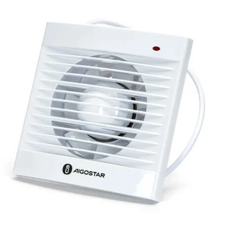 aspiratore bagno cucina ventola aspirazione foro 120 mm griglia forata 14 watt