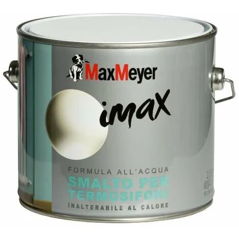 MAX MEYER - IMAX SMALTO ALL'ACQUA PER TERMOSIFONI 0,500LT BIANCO PANNA
