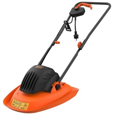 BLACK + DECKER Tondeuse electrique sur coussin dair 30cm - 1200 W - 6 lames -BEMWH551-QS