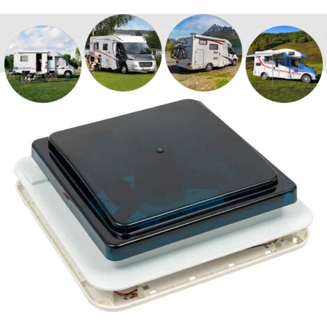 Ventilatore tetto silenzioso camper con sensore pioggia, ventilazione automatica camper con ventilazione reversibile, ventilatore camper 12 volt con aria massima