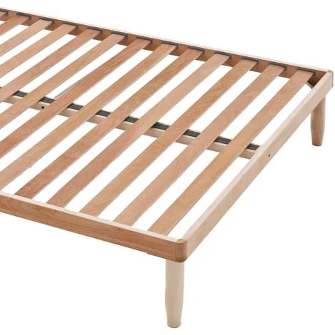 EVERGREENWEB - Rete Singola Fissa 80x190 alta 35 cm a Doghe in Legno Naturale ORTOPEDICA Base Letto o Materasso Portadoghe inseriti nel Telaio Doppia Struttura Rinforzata 4 Gambe Smontabili - OFFERTA