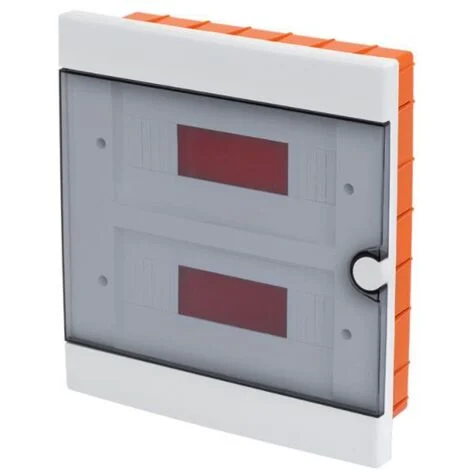 Quadro elettrico centralino 24 moduli DIN box incasso scatola IP40 interruttori