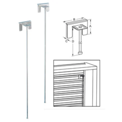 SICURA X TAPPARELLE PLASTICA SALTAP CM.48. Prezzo per 1 pezzo.