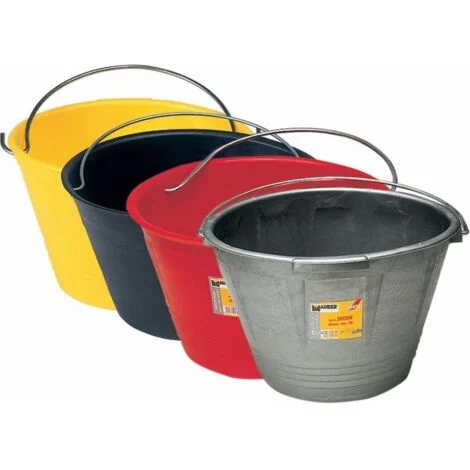 Secchio per Muratore in Pvc colore Rosso misura 36 cm Maurer