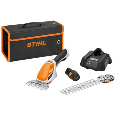 Rifinitore a batteria STIHL HSA26 10.8V lunghezza lama 20 cmMacchina + batteria + caricabatteria