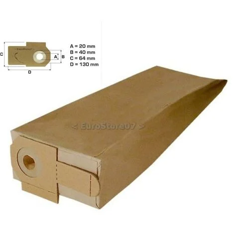 8SACCHI SACCHETTIASPIRAPOLVERE MARCA ELETTRODELTAMAGNUM 200 300 400 TU 1