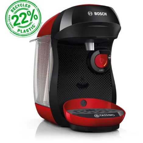 Macchina da caffe' espresso Bosch Tassimo Happy a capsule 0.7l 1400W Rosso/Nero [TAS103E]