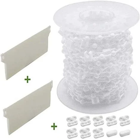 Kit di riparazione per tende verticali, accessori per tende verticali, kit di sostituzione connettori a catena a peso ridotto per lamelle da 127 mm[A+++]