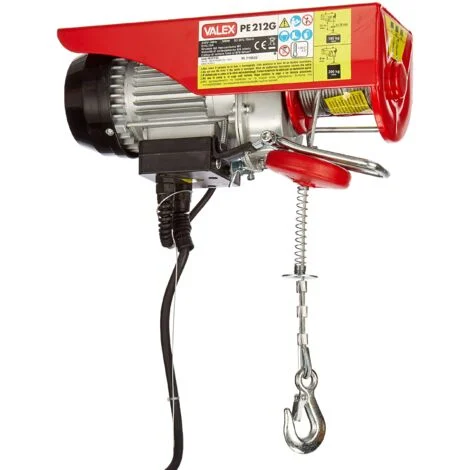 Valex 1655155 PARANCO Elettrico con interruttore PE212G, 500 V, Portata kg 100/200