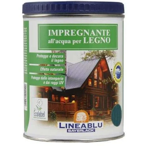Blu Sayerlack Impregnante per Esterni - Verde - 2,5 l