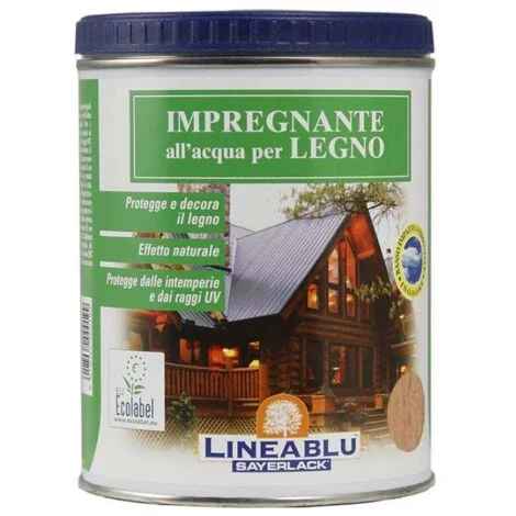Blu Sayerlack Impregnante per Esterni - Teak - 750 ml