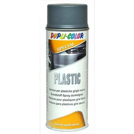 Motip Dupli Vernice Spray Plastiche Grigio Scuro Satinato 400 ml - Decorazione
