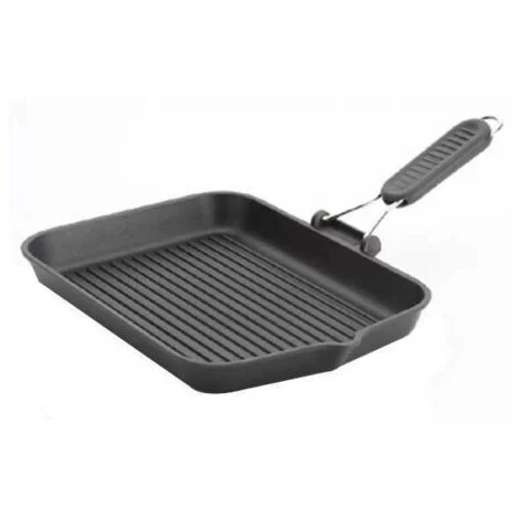 Bistecchiera in ghisa da 26x26 cm per piani a induzione Risoli