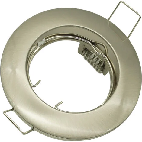 Faretto da incasso rotondo argento satinato GU10 ID-1060 IdeaLED