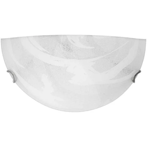 Plafoniera Candellux Lunar grigia semisferica vetro E27 30cm