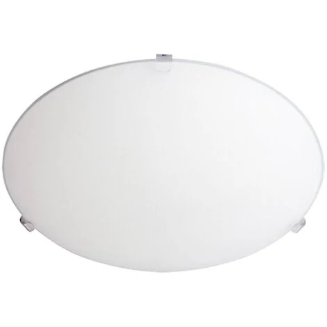 Lampada da soffitto in vetro 25 cm E27 1x60W vetro opalino rotondo Simple 1803 Rabalux