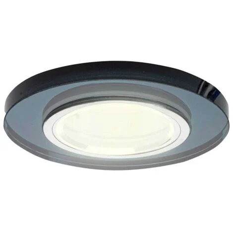 Faretto da soffitto in vetro ROTONDO. Colore: NERO