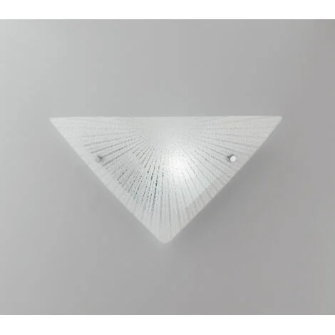 "Applique ISIDE in vetro bianco"