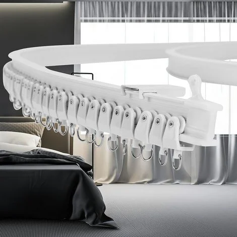 Wolketon Binario per tende Binario pieghevole a soffitto, binario flessibile per tende e divisori