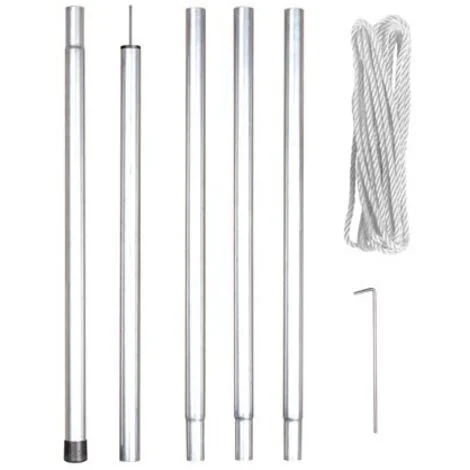 KIT ASTA PER TELO OMBREGGIANTE 2,5 m - con tirante