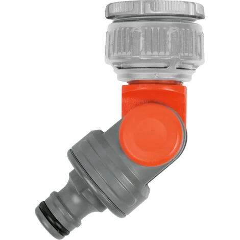 GARDENA Presa rubinetto snodata, per rubinetti da 33.3 mm (G1") e 26.5 mm (G 3/4") (2999-20)