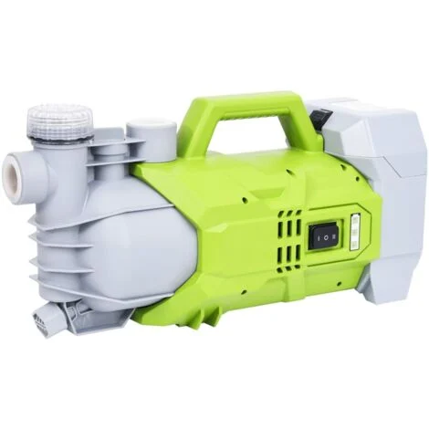vidaXL Pompa da Giardino a Batteria 180 W 2800 l/h