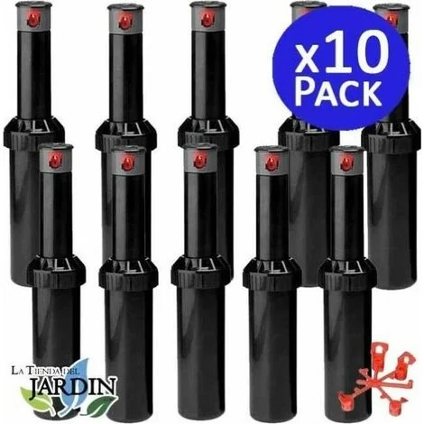 Irrigatore Interrati per PratoSet di 10 Irrigatore da Giardino KRain Minipro 1/2''Irrigatore a Spruzzo Emergent 5,1-9,1 m