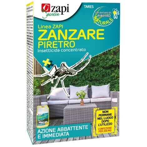 Insetticida concentrato anti Zanzare a base di piretro Zapi Garden 250ml