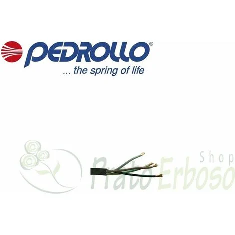 H07 RN-F 3x1 - Cavo elettrico per elettropompa sommersa 4x1 mm2
