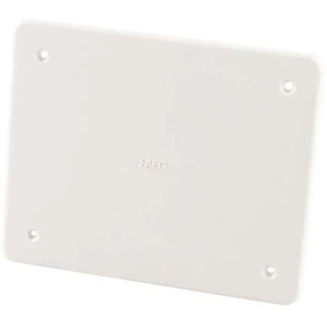 poly pool - coperchio per scatola di derivazione da incasso dimensione 119 x 96 mm bianco