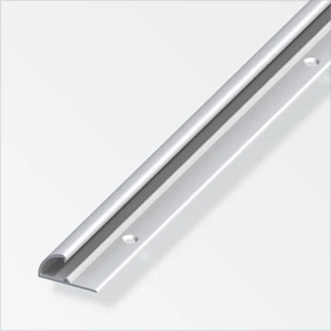 PROFILO DI CHIUSURA 26X13 ALLUMINIO ARGENTO 1 METRO