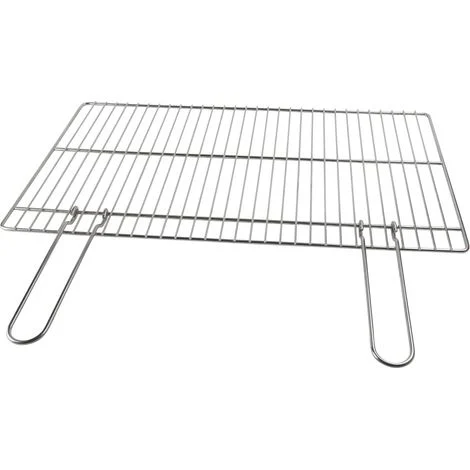 Filtex griglia BBQ ferro cromato manici pieghevoli 70x40 cm