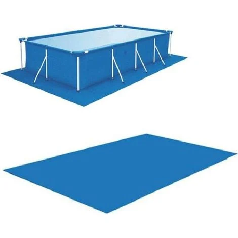 Tappetino rettangolare per piscina, tappetino per pavimento di piscina quadrata, tappetino rettangolare per piscina, copertura pieghevole per piscine con struttura, piscine per bambini, vasche idromas