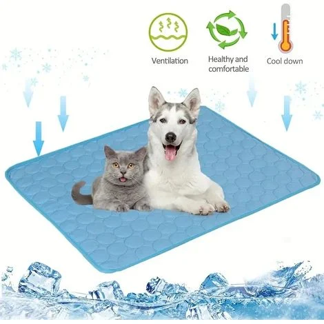 Tappetino rinfrescante per cani, taglia extra large, adatto a cani di tutte le taglie, accessorio per animali domestici, coperta per gatti, divano, tappetino rinfrescante per gatti, 100 x 70 cm