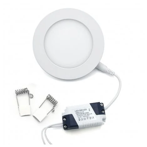 Faretto Led 6 Watt Pannello Incasso rotondo 450LM Luce calda 3200k