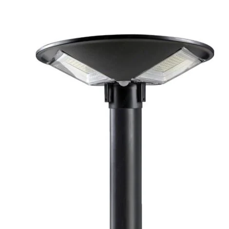 Lampione da 200W a Luce Fredda con Pannello Solare Integrato, Ideale in Giardino