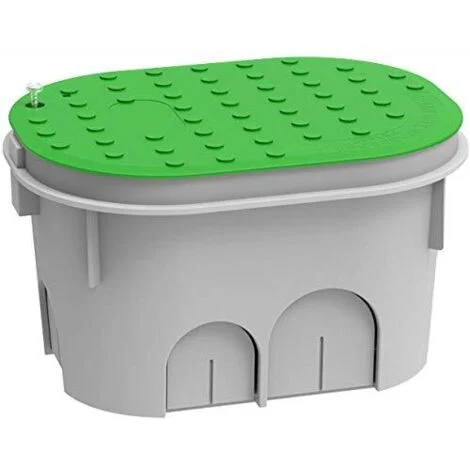Pozzetto drainbox cm 30x30 coperchio verde per impianti elettrici e irrigazione arno canali