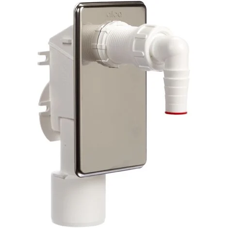 Sifone per lavatrice a incasso, in acciaio inox DN40 e DN50