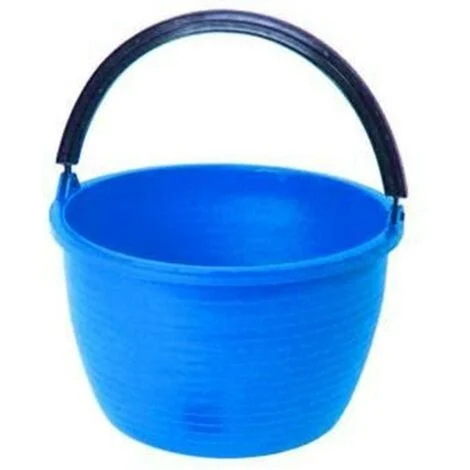 CESTA BLU SECCHIO AGRICOLO TONDO CON MANICO DA 16 LT PER ALIMENTI RACCOLTA 93514