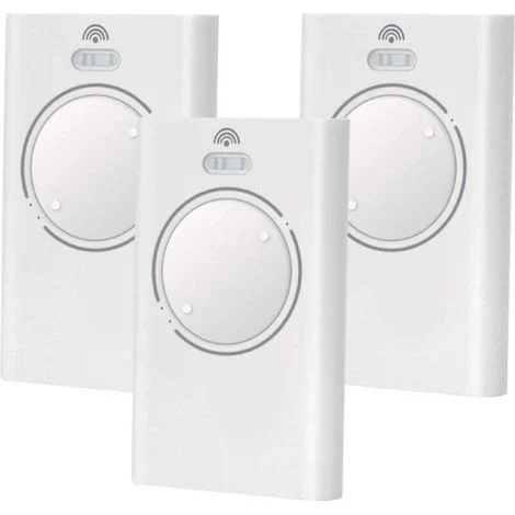 Set di 2 telecomandi per cancelli da 868 MHz compatibili con FAAC XT4 868 SLH LR, XT4 868 SLH, XT2 868 SLH LR, XT2 868 SLH (3 pezzi)