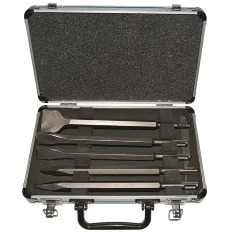 Makita D-42379 SDS Set Scalpelli 5 Pezzi in Alluminio 250mm
